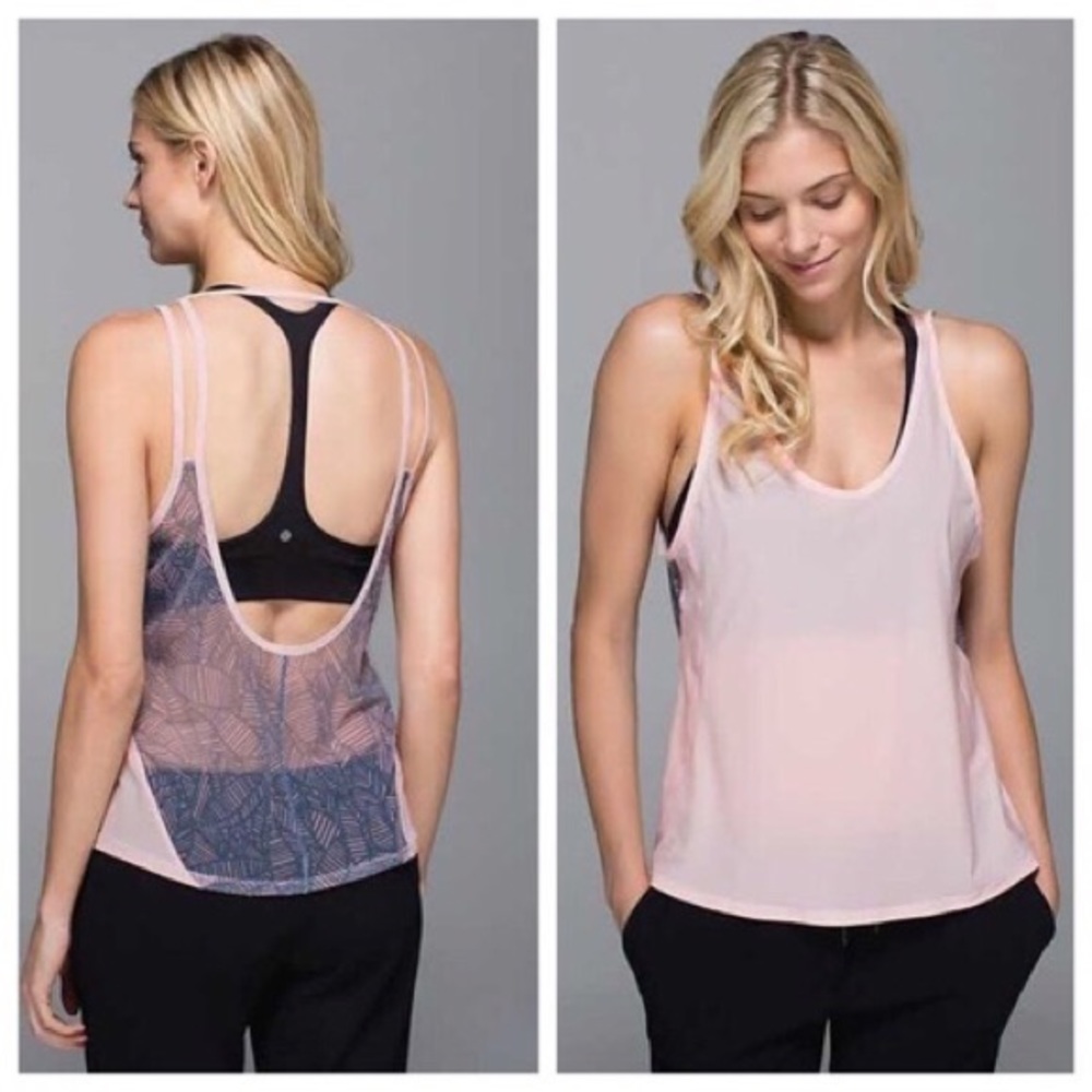 Lulu lemon RARE sheer tank top
